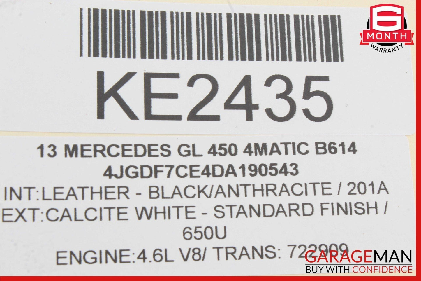 2013 Mercedes X166 GL450 ML550 ML350 Instrument Speedometer Cluster OEM