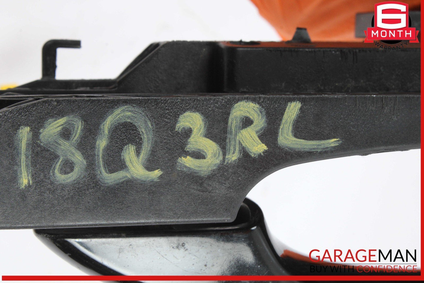 15-18 Audi Q3 Rear Left Driver Side Exterior Door Handle Black 8U0837885 OEM