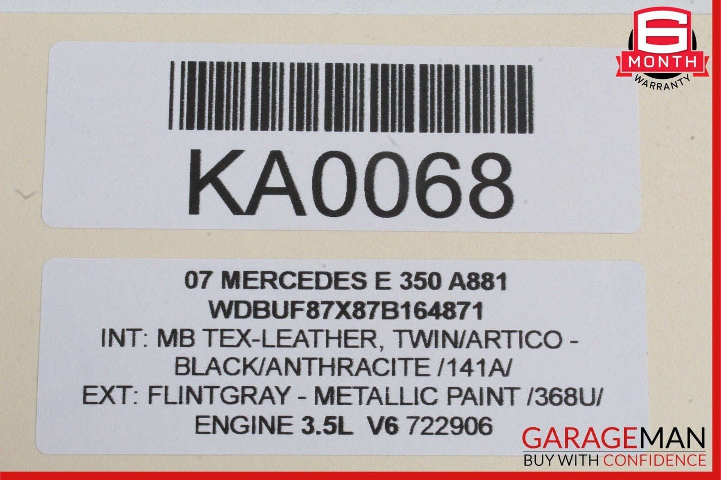 07-09 Mercedes W211 E350 E550 Hazard Control Door Lock Switch Panel 2116303152