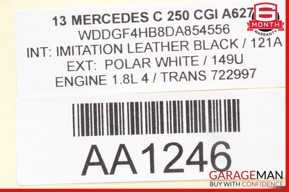 08-17 Mercedes W204 C250 E350 Center Console Ashtray Ash Tray Compartment Wood