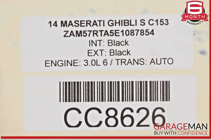 14-17 Maserati Ghibli S Q4 AWD Transfer Case Gearbox Assembly 06700330110 OEM