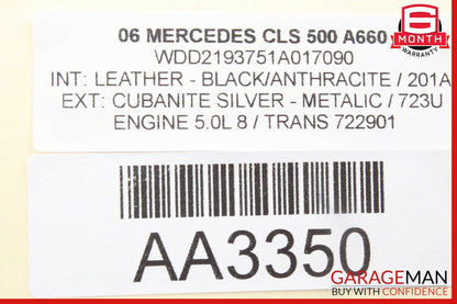 06-10 Mercedes W219 CLS500 Keyless Go Entry Control Module Unit 2118203985