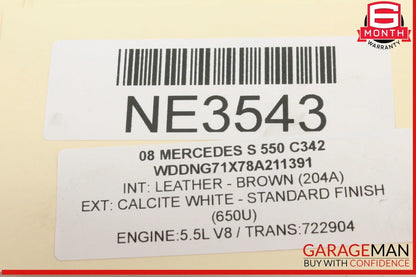 07-14 Mercedes W221 S550 CL550 Front Left Wheel Carrier Spindle Knuckle Hub OEM