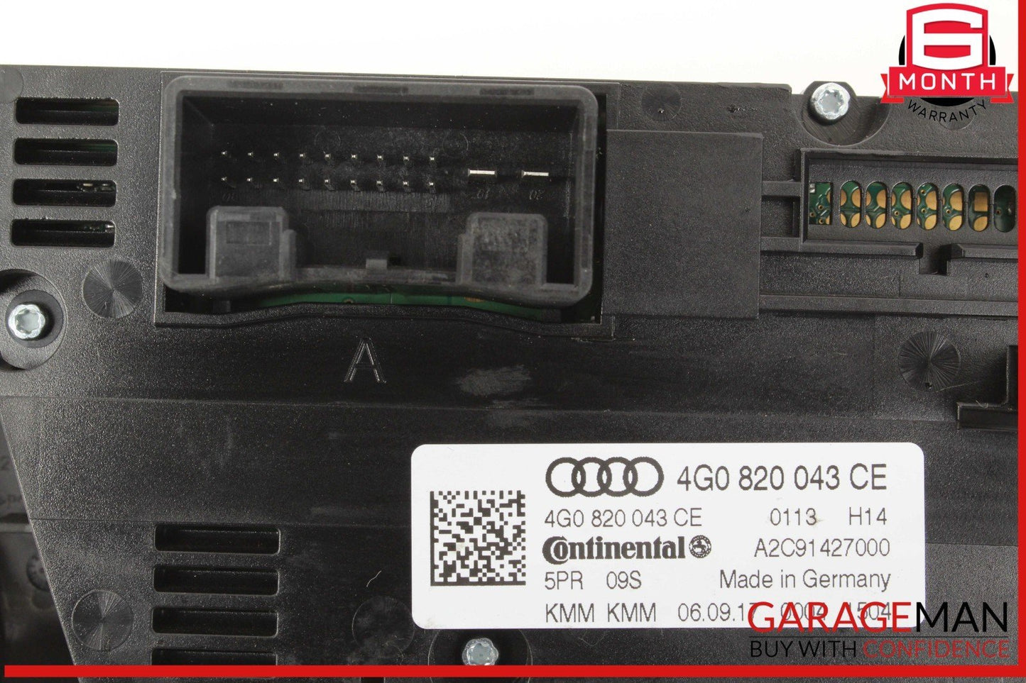12-18 Audi A6 A7 Front AC Air Conditioning Temperature Climate Control Panel OEM