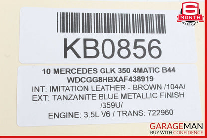 10-15 Mercedes X204 GLK350 4Matic Front Left Driver Upper Control Arm OEM