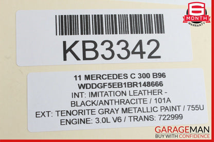 08-14 Mercedes W204 C300 C250 Rear Right Side Door Lock Latch Actuator OEM