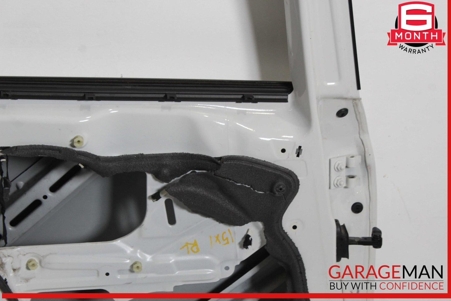 12-15 BMW X1 Rear Left Driver Side Door Shell White OEM