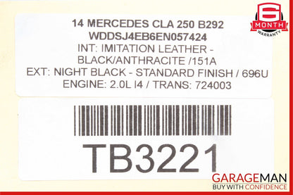 14-18 Mercedes W117 CL250 Rear Left Driver Side Spindle Knuckle Hub Bearing OEM