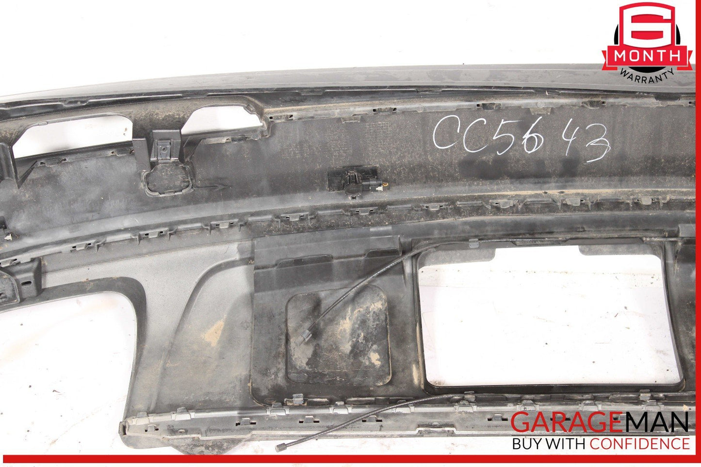 17-19 Audi Q7 Rear Bumper Cover Assembly Black OEM