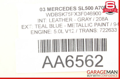 03-11 Mercedes CLS350 E350 SL500 Rear Left / Right Suspension Lower Control Arm