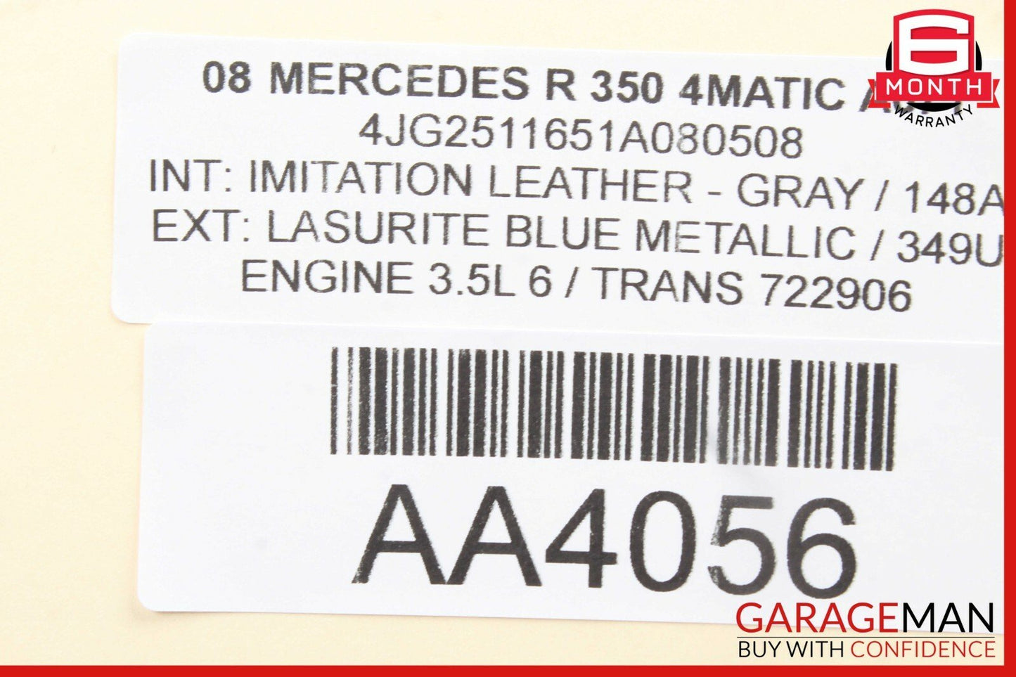 06-13 Mercedes R350 GL450 ML350 Front Left Driver Side Door Control Module Unit