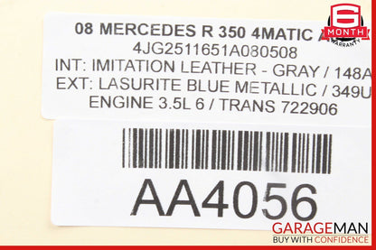06-13 Mercedes R350 GL450 ML350 Front Left Driver Side Door Control Module Unit