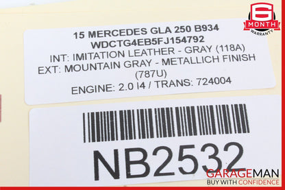 14-20 Mercedes X156 GLA250 Front Left Spindle Knuckle Hub Bearing