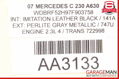 01-07 Mercedes W203 C280 C55 AMG Front Right Passenger Side Door Control Module