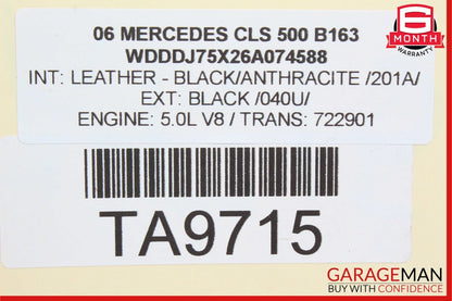 03-11 Mercedes W219 CLS500 AMG Front Left Driver Side Lower Control Arm RWD