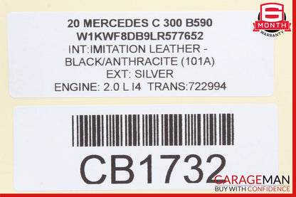 15-20 Mercedes W205 C300 RWD Rear Right Side Axle CV Half Shaft OEM