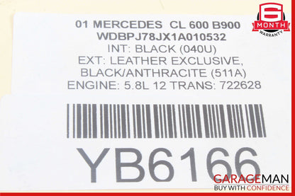 00-02 Mercedes W215 CL600 S600 V12 Oil Cooler Additional Radiator 2205050330 OEM