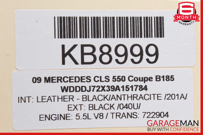 06-11 Mercedes W219 CLS550 Rear Left Side Door Control Module 2198203326 OEM