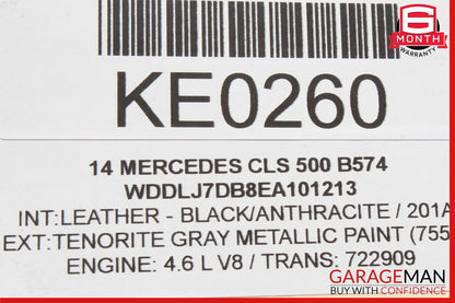 12-14 Mercedes W218 CLS500 CLS550 Instrument Speedometer Cluster 2189006904 OEM