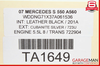 07-10 Mercedes W216 S550 Steering Wheel Control Switch Button 2218210551 OEM