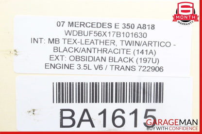 07-09 Mercedes W211 E350 Front Left or Right Side Axle CV Half Shaft OEM