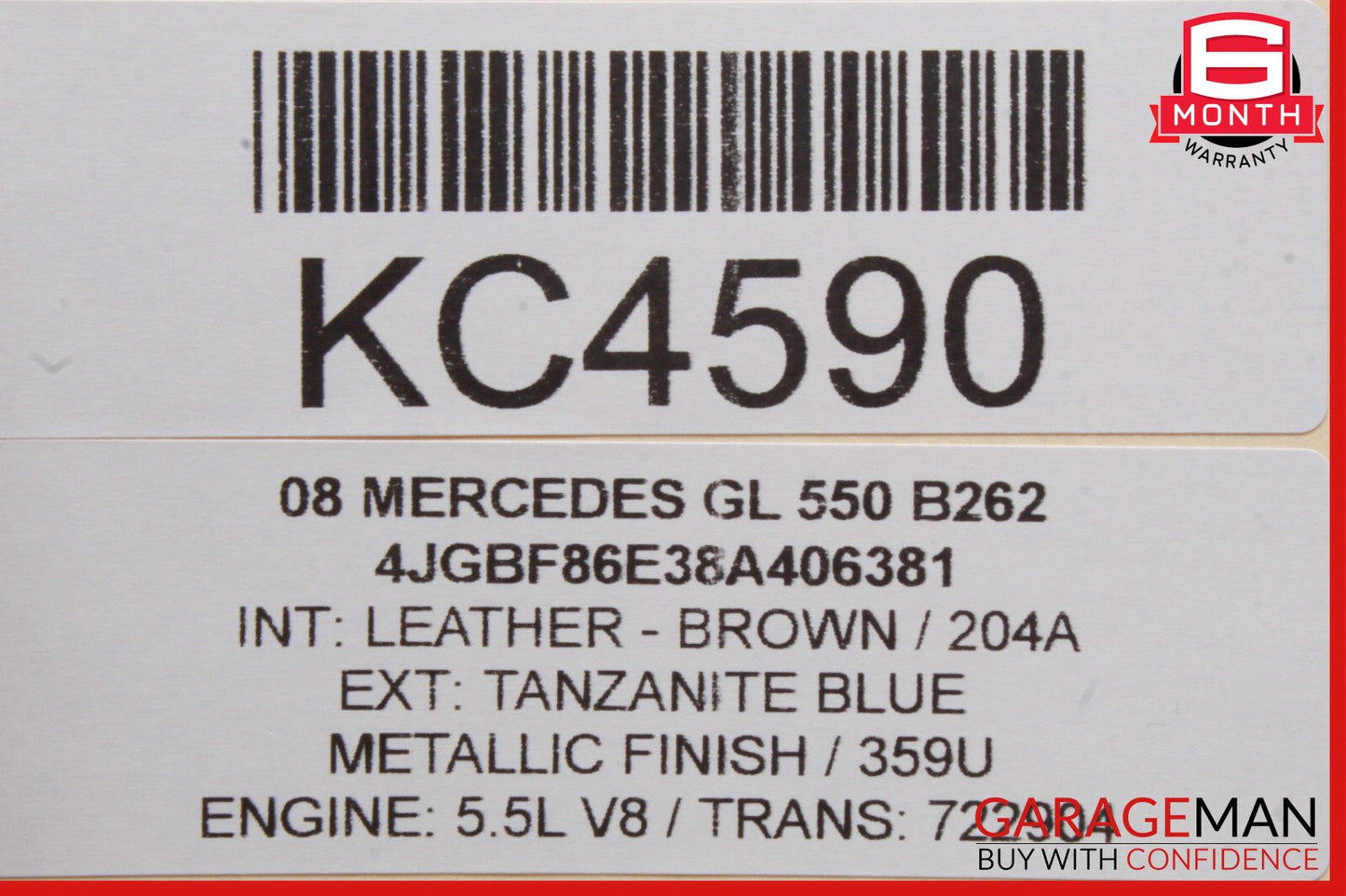 03-09 Mercedes X164 GL550 ML320 CL550 Sirius Satellite Radio Receiver OEM