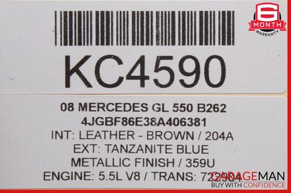 03-09 Mercedes X164 GL550 ML320 CL550 Sirius Satellite Radio Receiver OEM