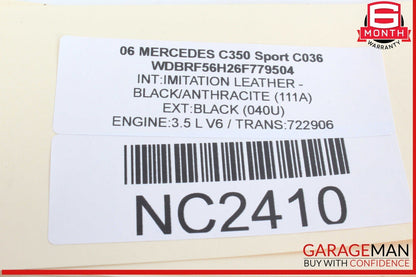 08-20 Mercedes W204 C350 Sport Front Right Wheel Spindle Knuckle Hub Bearing OEM