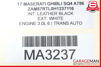 14-17 Maserati Ghibli S Q4 Rear Right Side Suspension Lower Control Arm AWD