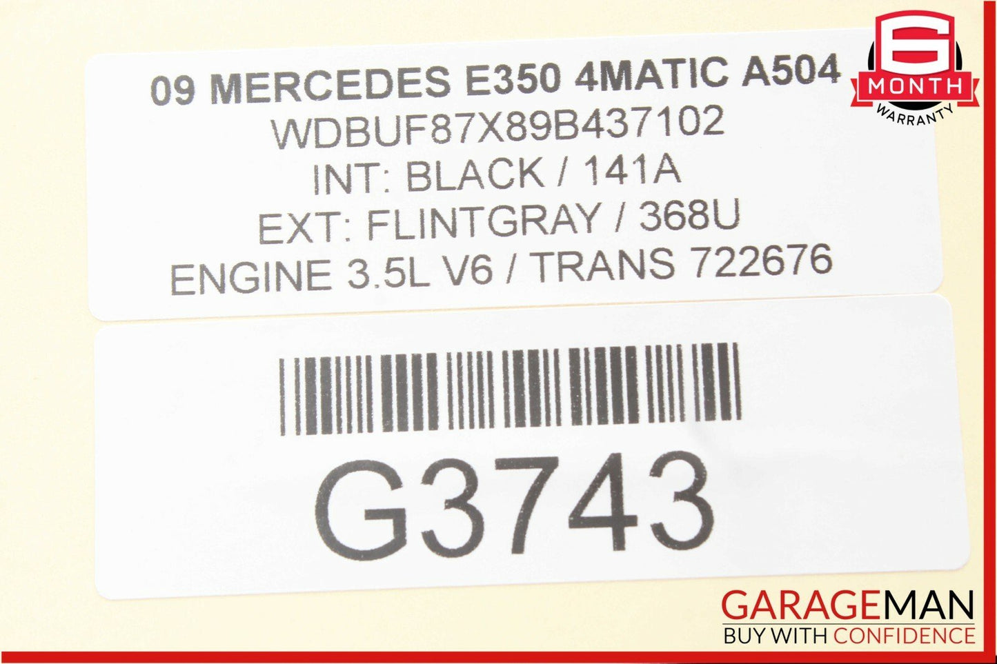 06-12 Mercedes W211 E350 E550 CL63 AMG TPMS Tire Pressure Control Module Unit