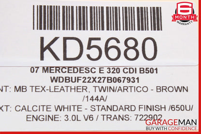 03-09 Mercedes W211 E320 E63 AMG Front Left Side Door Control Module Unit OEM