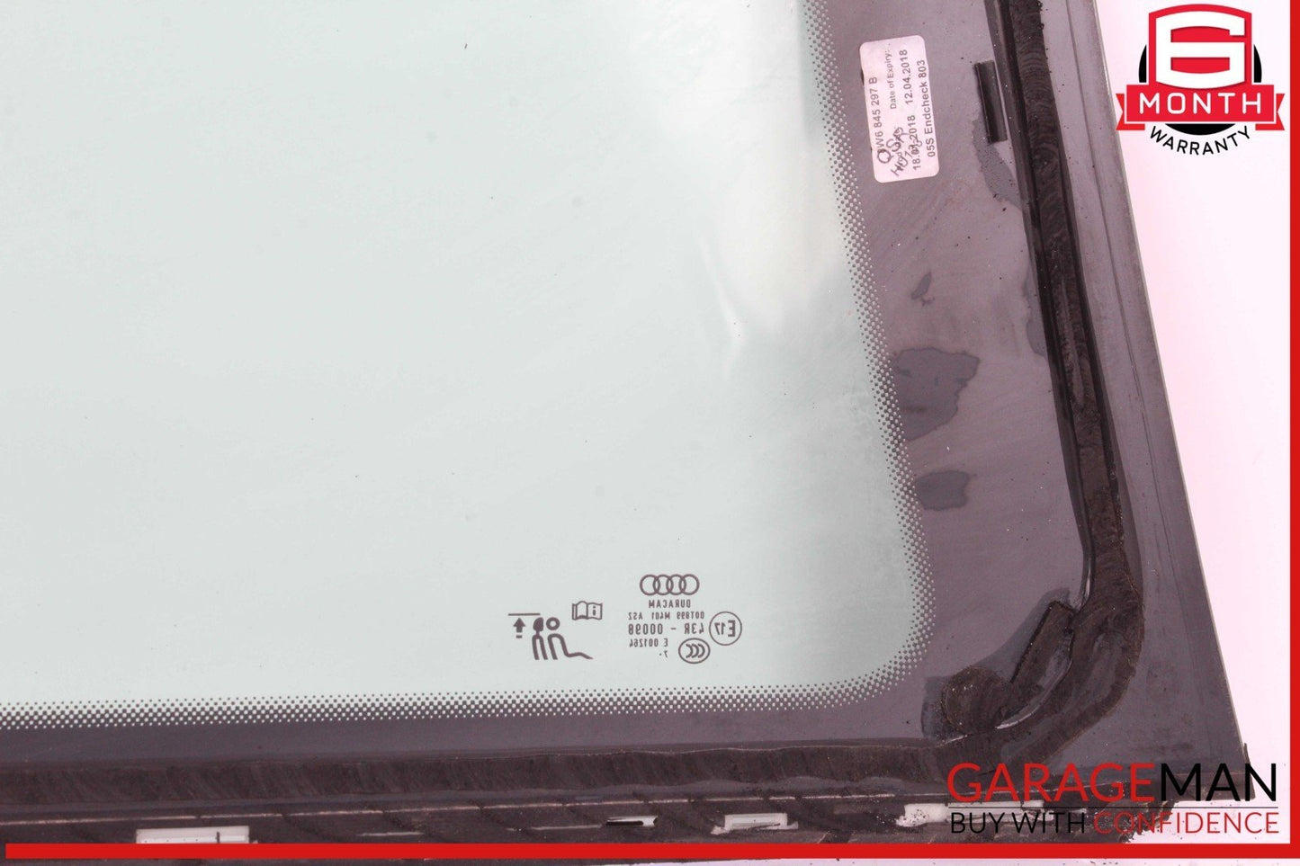 18-23 Audi RS5 S5 Rear Left Driver Side Quarter Window Glass OEM