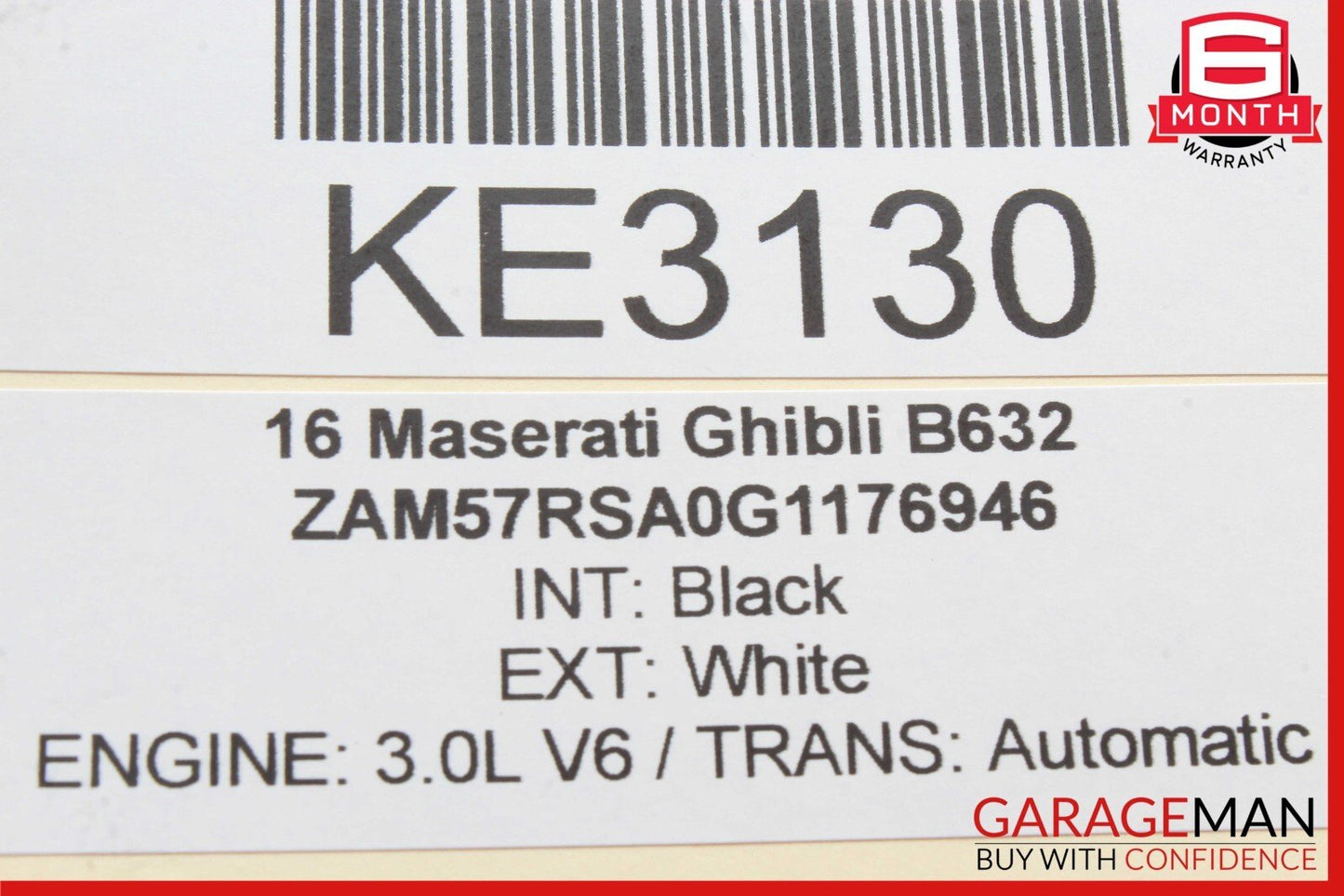 14-18 Maserati Ghibli Power Trunk Lid Deck Control Module 670033071 OEM