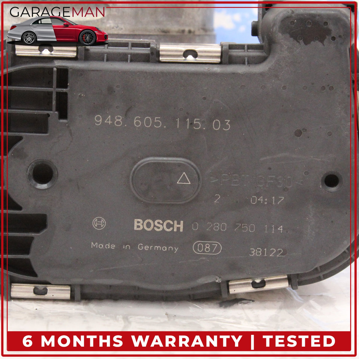 2003-2006 Porsche Cayenne 955 Turbo Engine Throttle Valve Body 94860511503 OEM