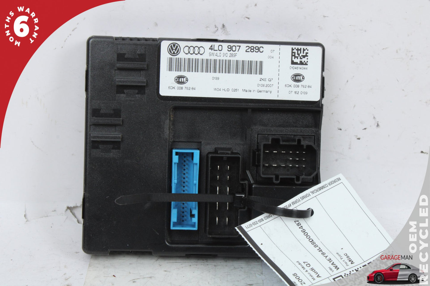 2007-2009 Audi Q7 BCM Body Comfort Control Module Unit 4L0907289C OEM