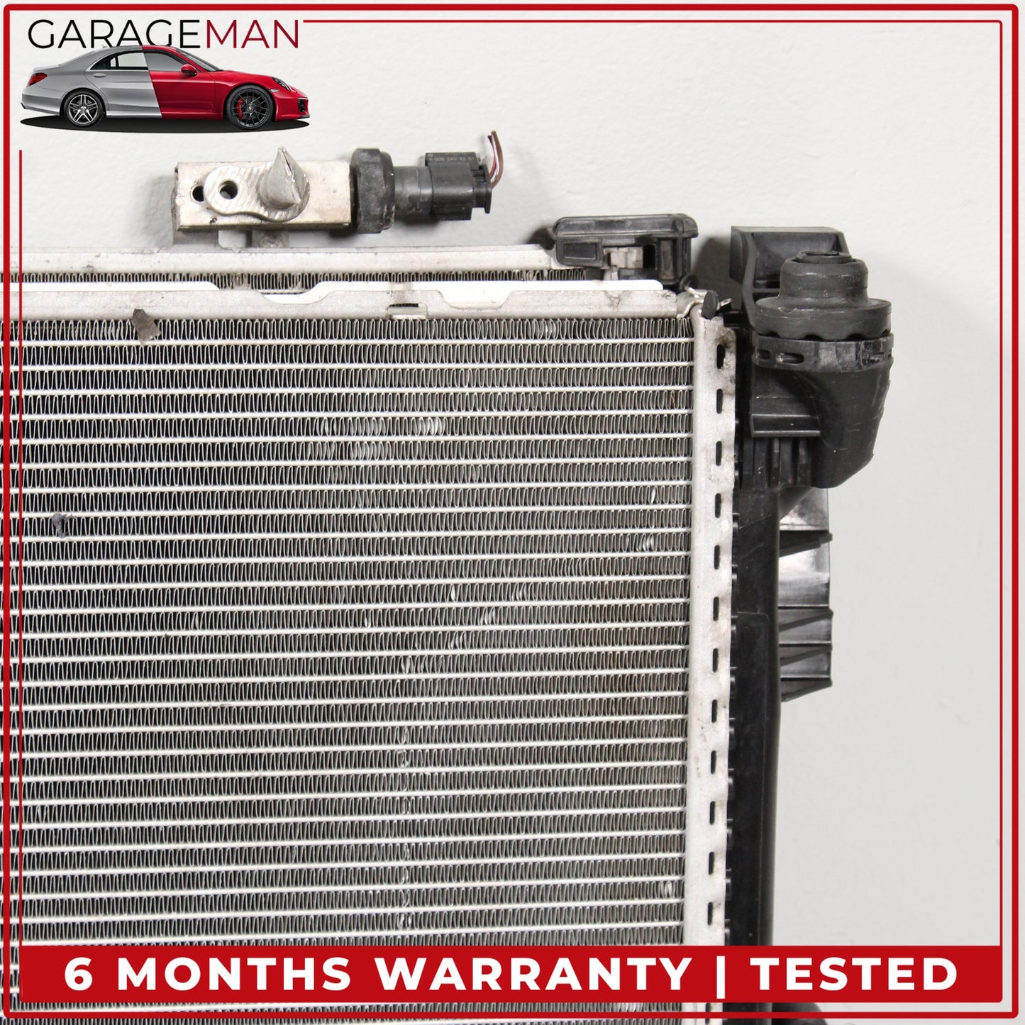 2012-2014 Mercedes W204 C250 Engine Cooling Radiator AC A/C Condenser Assy OEM