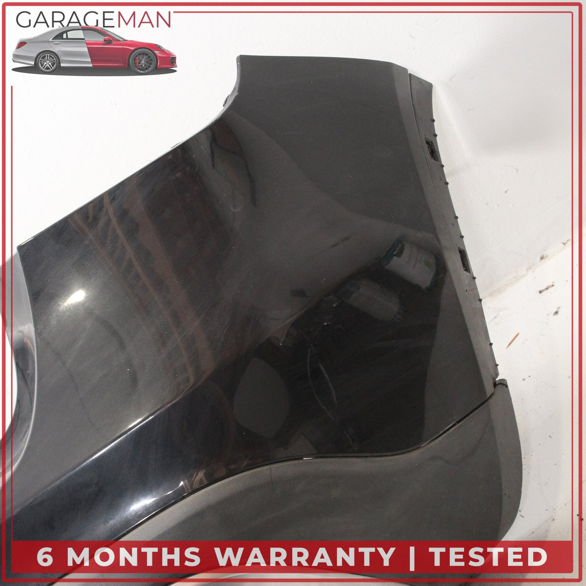 2015-2017 Mercedes-Benz GLA250 X156 Rear Bumper Cover Black 1568802540 OEM