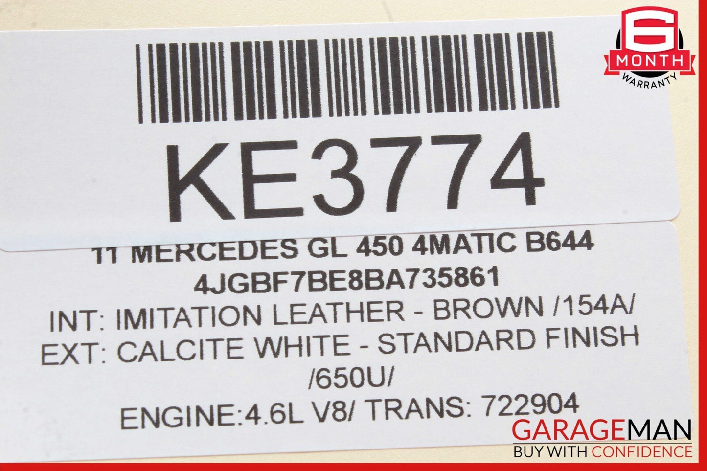 06-12 Mercedes X164 GL450 GL550 Hazard Light Control Switch Panel Module Unit