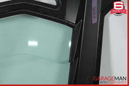 12-21 Lamborghini Aventador Rear Engine Hood Hatch Glass Panel Assembly Black