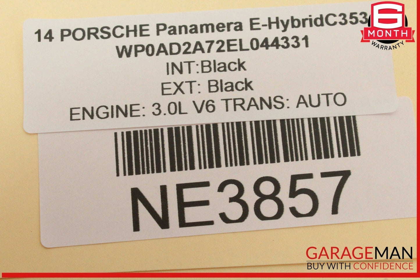 10-16 Porsche Panamera 970 E-Hybrid Steering Column Clockspring Control Switch