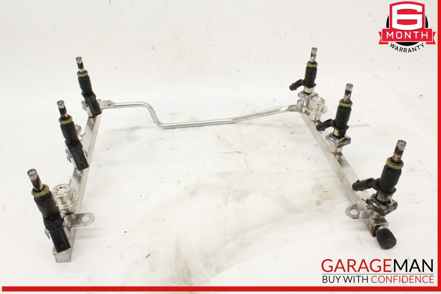 05-12 Mercedes W204 C300 Fuel Injector Rail w/ Fuel Injectors 2720700995 OEM