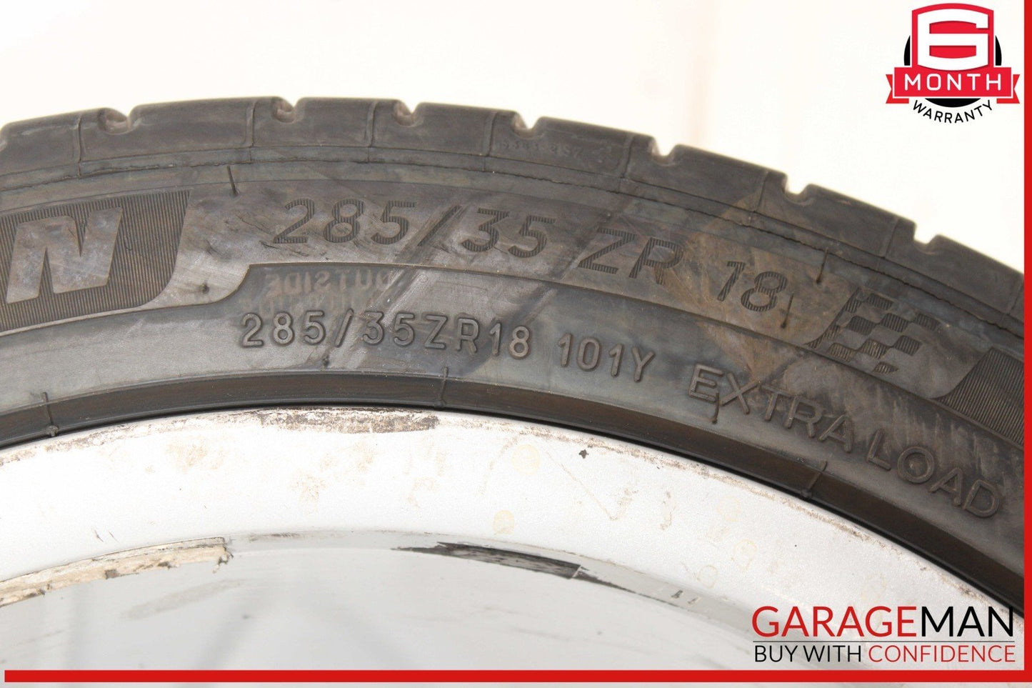 03-12 Mercedes R230 SL500 Rear Wheel Tire Rim 9.5Jx18H2 ET40 R18 2304011802 OEM