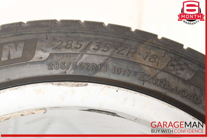 03-12 Mercedes R230 SL500 Rear Wheel Tire Rim 9.5Jx18H2 ET40 R18 2304011802 OEM