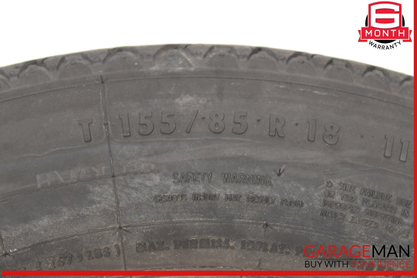 12-19 Land Rover Range Rover Evoque Spare Donut Tire Wheel Rim 155/85/18 OEM