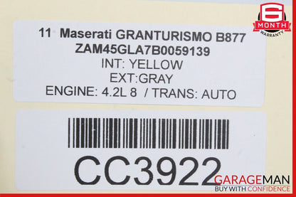 08-19 Maserati GranTurismo M145 4.7L 6HP26 50HP Automatic Transmission OEM