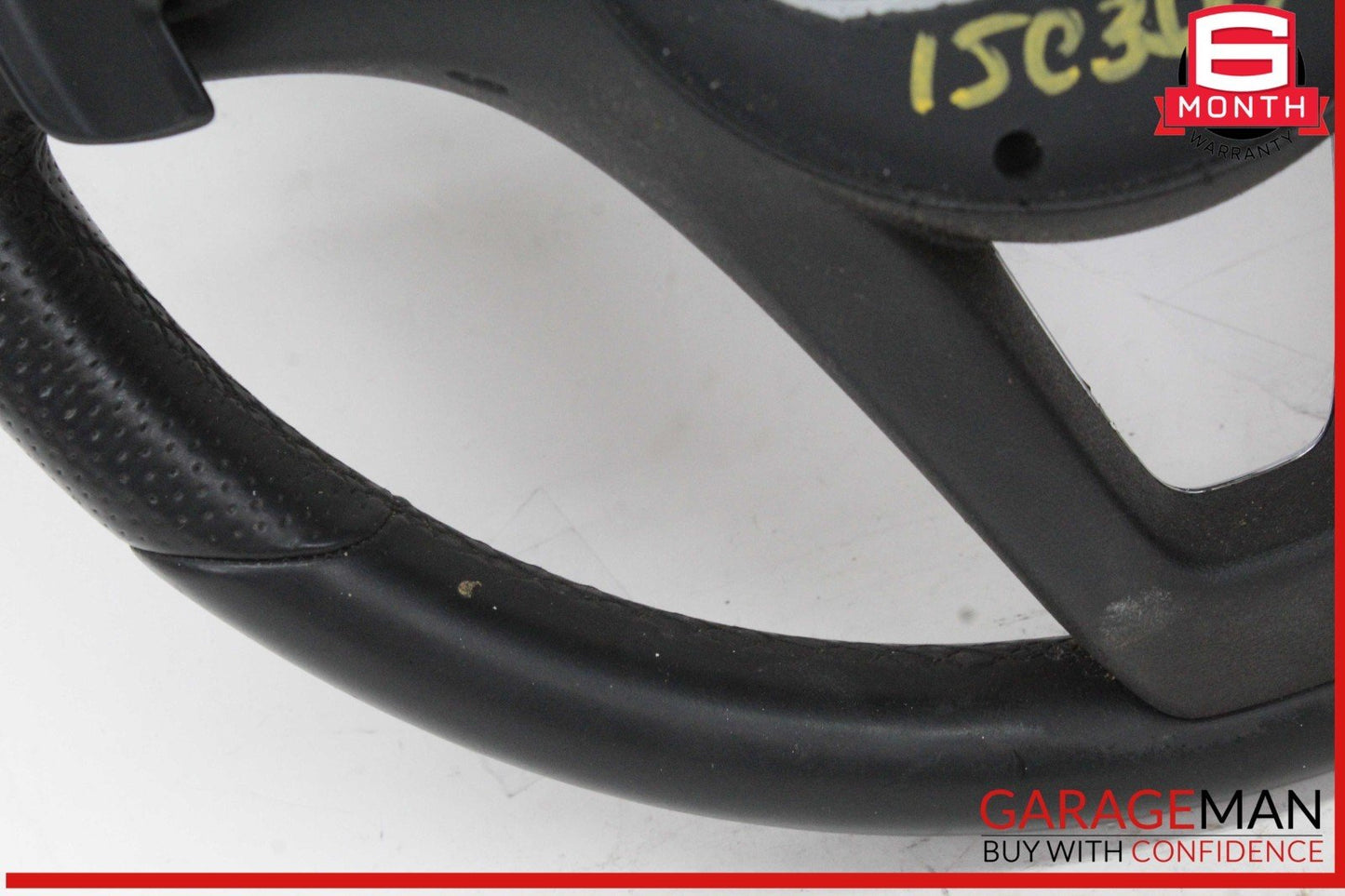 15-18 Mercedes W205 C300 GLC300 Steering Wheel Black w/ Paddle Shifters OEM