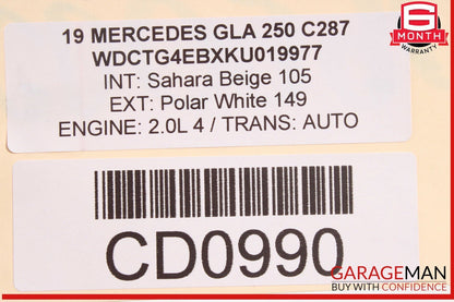 15-20 Mercedes X156 GLA250 2.0L Automatic Tranny Transmission Assembly OEM 106k