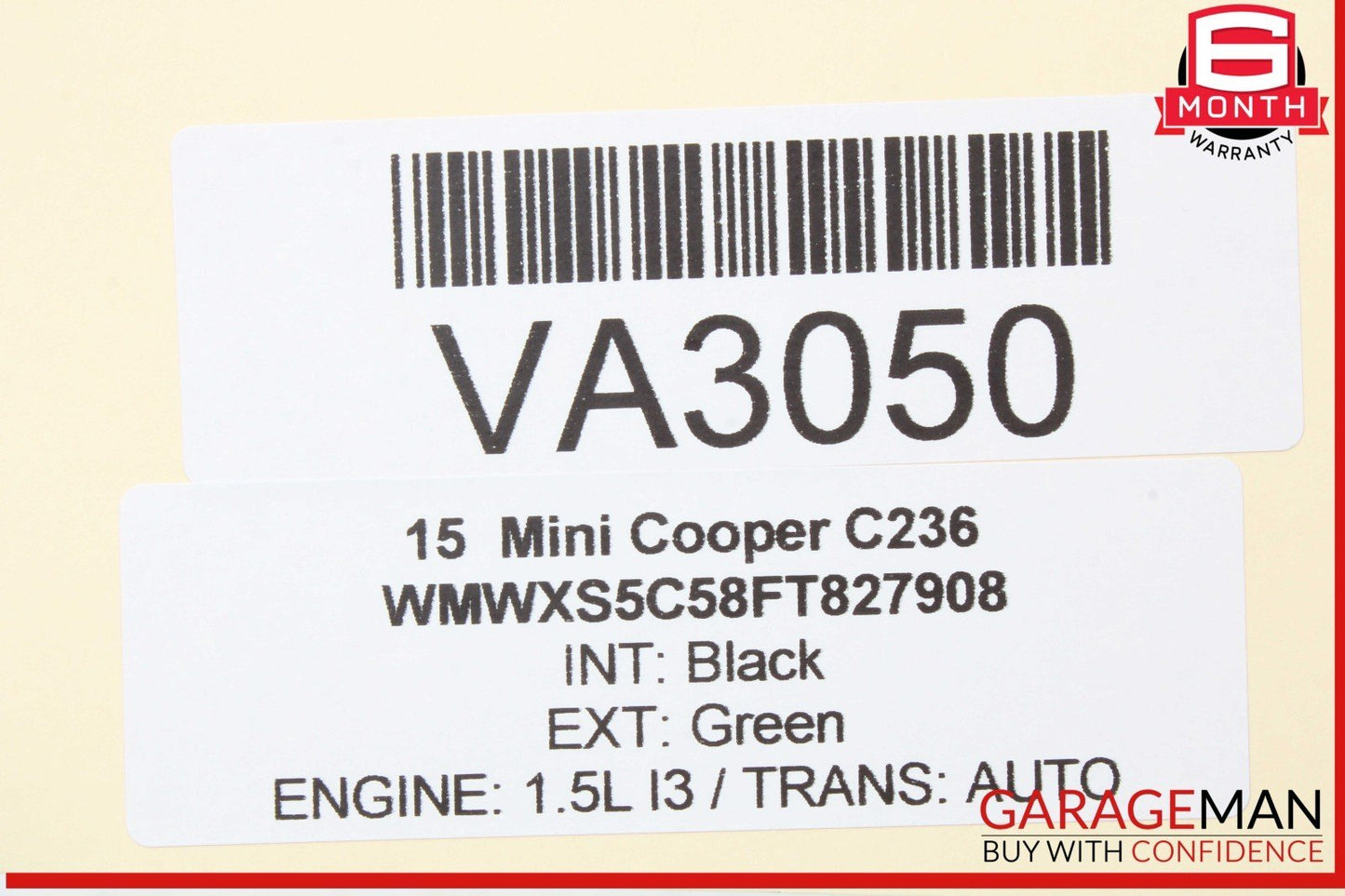 14-20 Mini Cooper Rear Right or Left Side Upper Control Arm 6870773 OEM