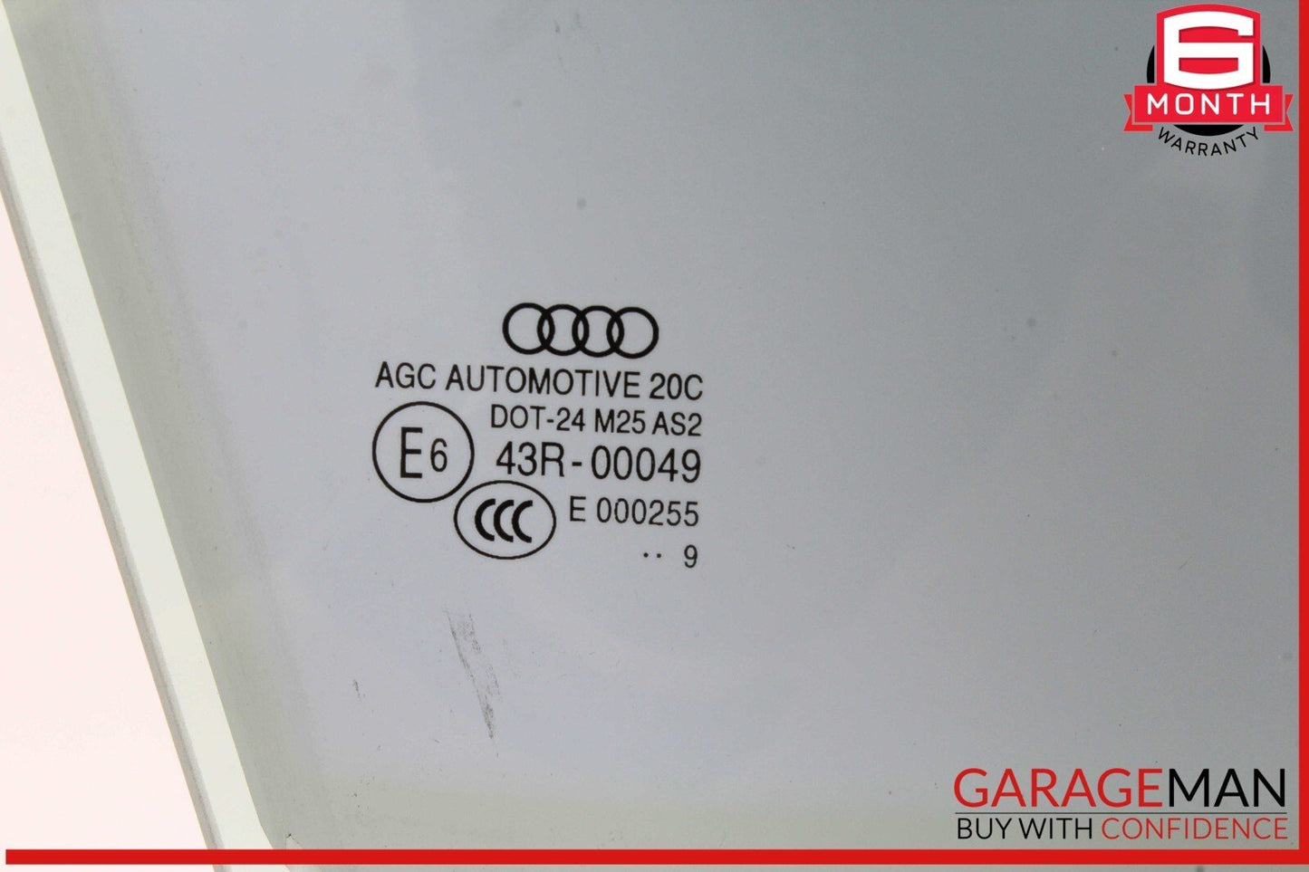 15-20 Audi S3 A3 Front Right Passenger Side Door Window Glass 8V5845202 OEM