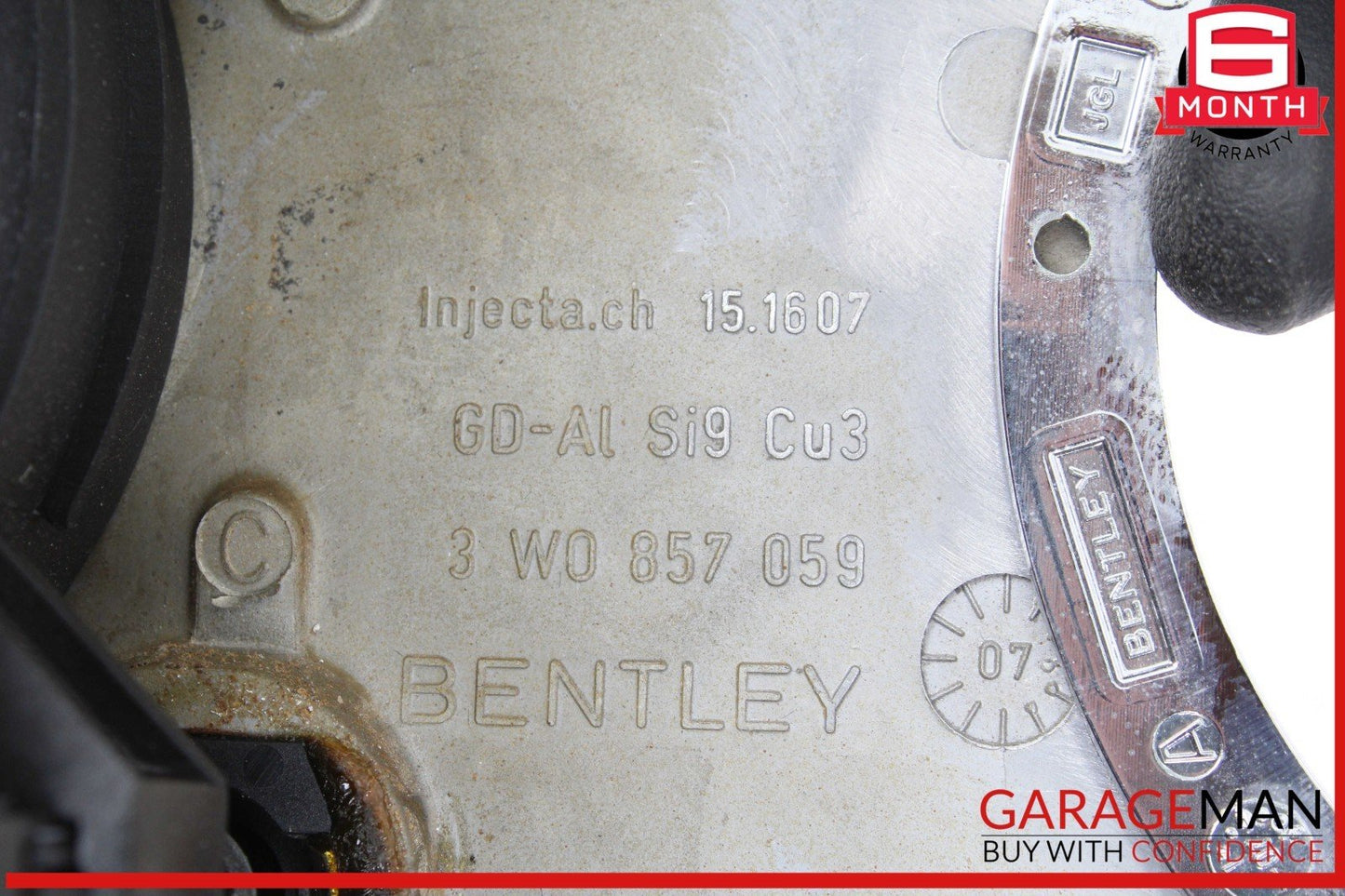 03-12 Bentley Continental GTC Dash Speedometer Trim Bezel w/ AC A/C Air Vent OEM